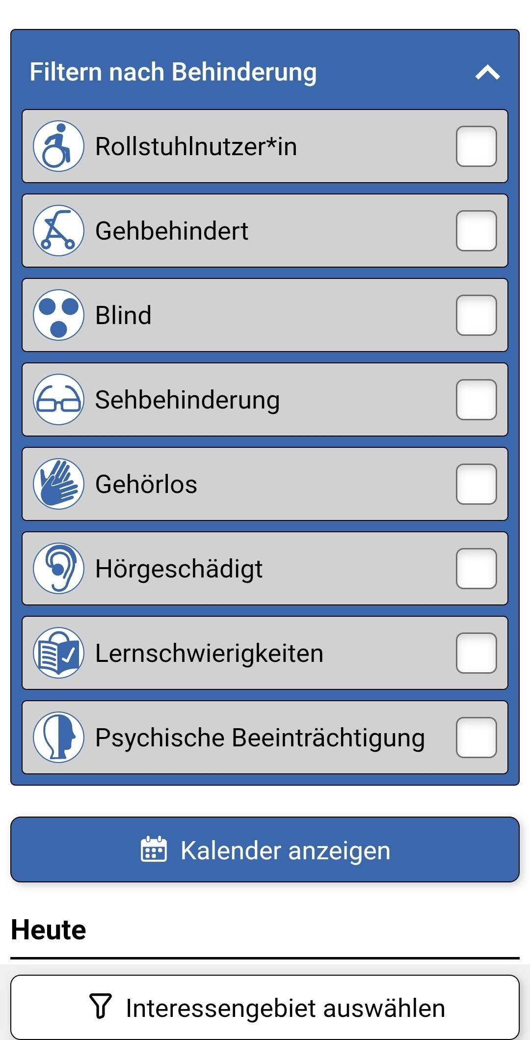 App Barriere-Filter